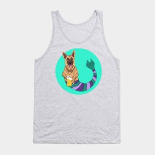 Oswald the German Shepherd Mermutt Tank Top